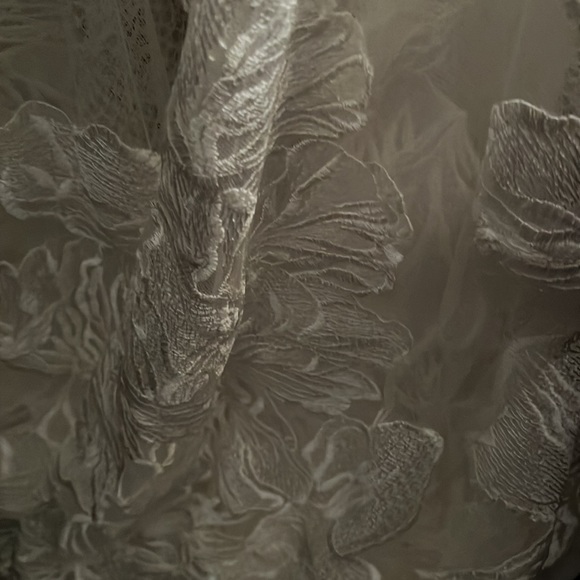 Wedding dress by Wtoo, never worn or altered, new still on Watters site. Ivory. - Picture 6 of 6